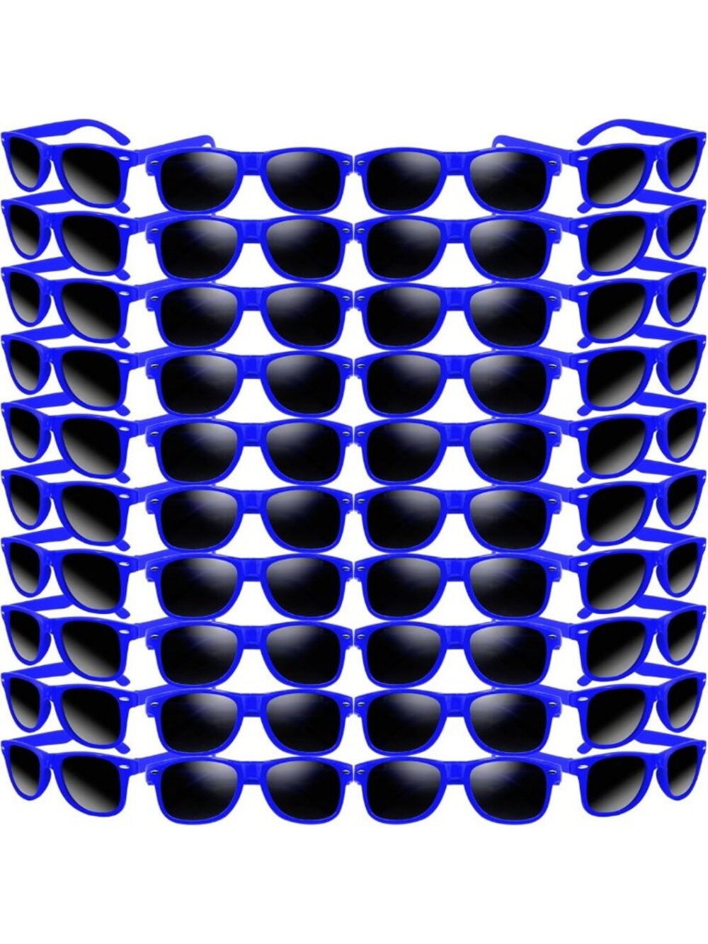 60 Pack Navy Blue Party Sunglasses - Fun Shades for Kids, Teens & Adults